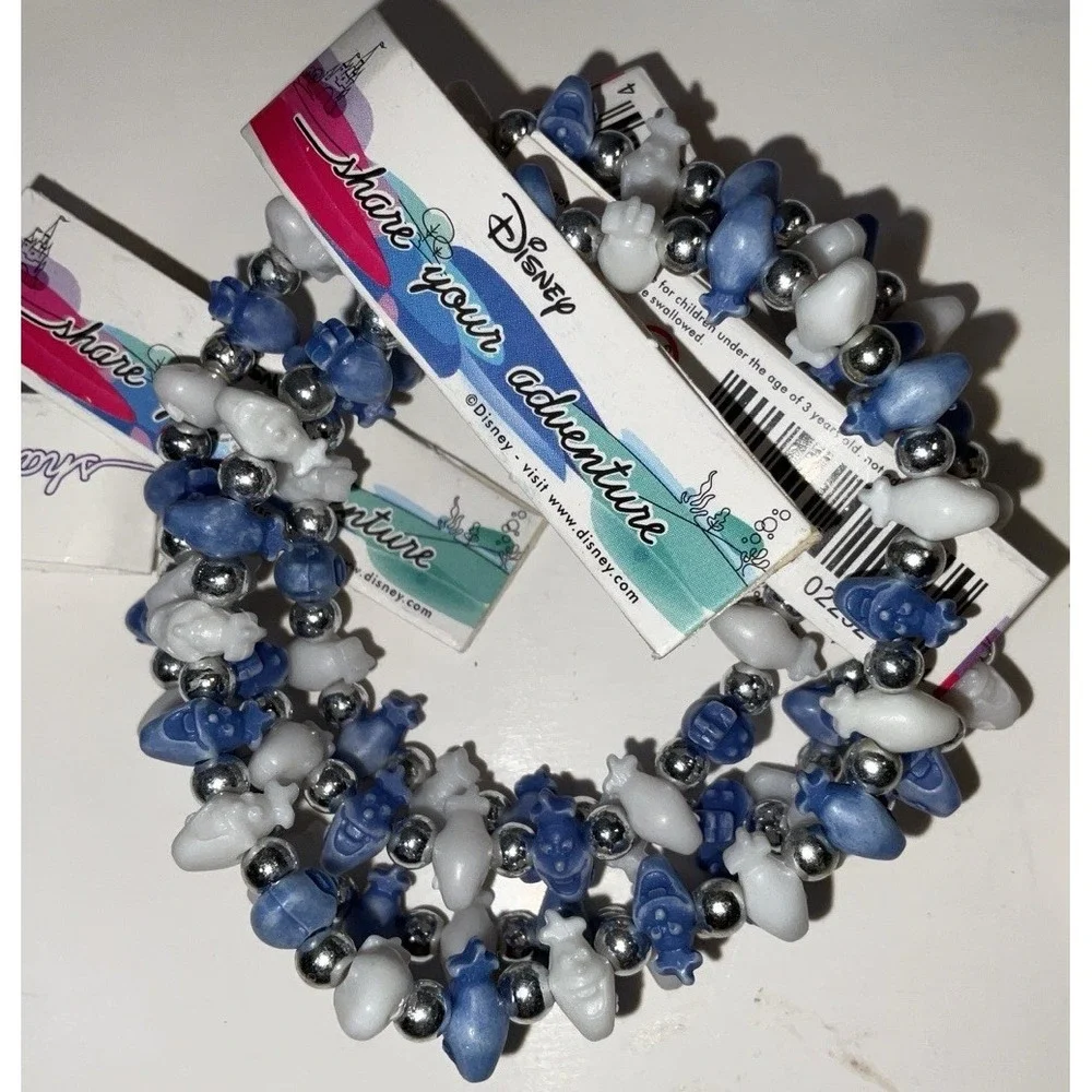 NWT Lot 28 Disney Frozen Olaf Snowflakes TRRTLZ Friendship Bracelets Blue‎ White